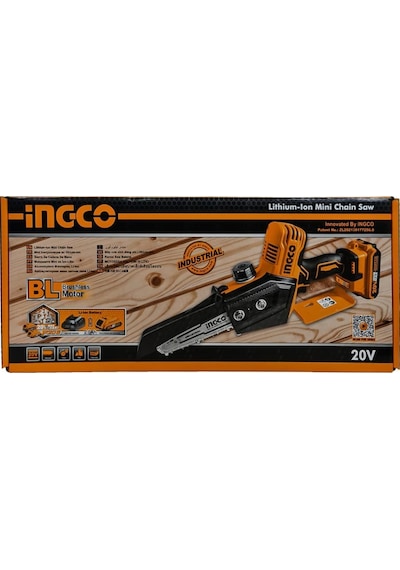 Ingco CGSLI20682 20V 2x2.0 Ah Li-ion Akülü Dal Kesme