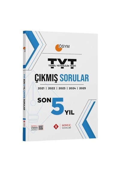 Sonuç Yayınları Tyt Son 5 Yıl Çıkmış Sorular 2022 - 2026