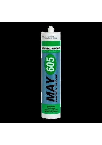 May 605 Beyaz Silikon Kartuş 280 Gr