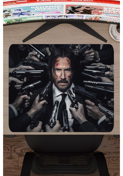 John Wick V2 48x40 Xl Gaming Kauçuk Kaymaz Taban Mouse Pad Fare Altlığı