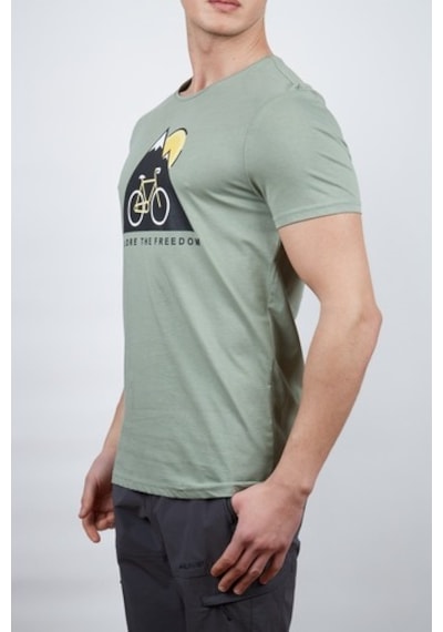 Alpinist Tarius Erkek T-Shirt Elma Yeşili (543375642)