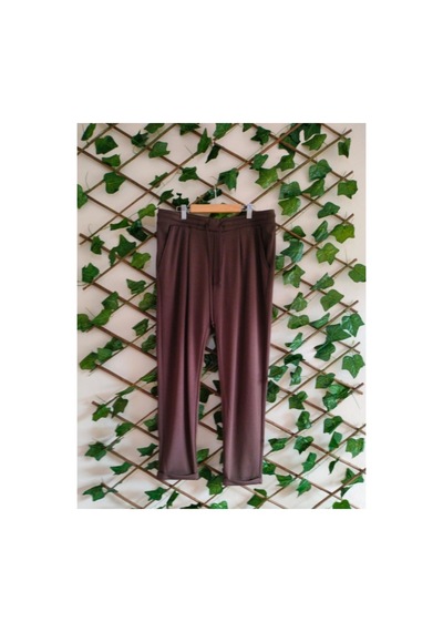 Çınar Boutique Çelik Kumaş Pantolon Kahverengi Kahverengi
