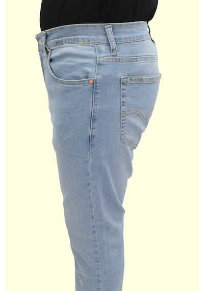 Denim Cartel Dmctekstil Erkek 1002 Yüksek Bel Normal Kesim Boru Paça Jean Pantolon Açık Mavi Denim Cartel Dmctekstil Erkek 1002 Yüksek Bel Normal Kesim Boru Paça Jean Pantolon Açık Mavi