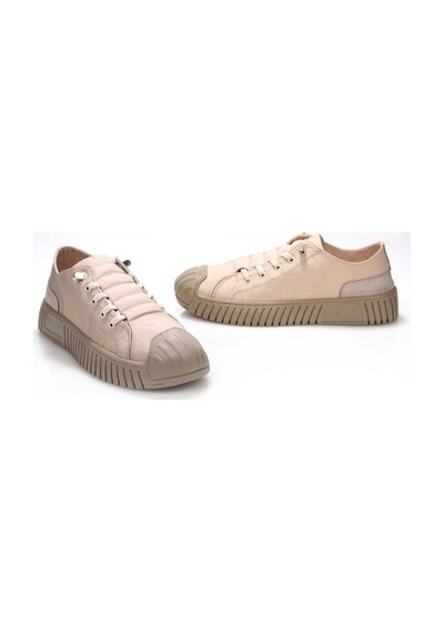 Papuçcity Mizmooz Unisex Ortopedik Günlük Spor Ayakkabı Bej