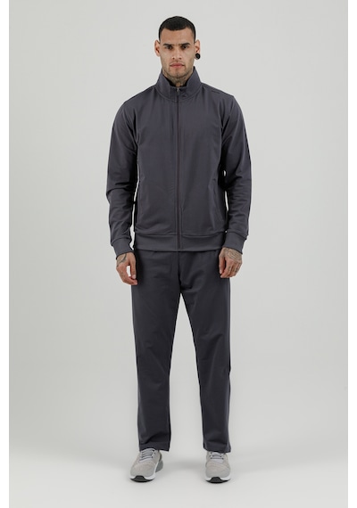 Airlife Sportswear Tam Boy Fermuarlı Erkek Dik Yakalı Eşofman Takımı Titanyum Antrasit