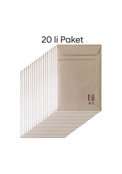 Asil Hava Kabarcıklı Zarf 17x25cm (20 li Paket)