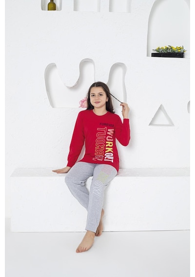 Estiva 24472 Kız Çocuk Uzun Kollu Pijama Takımı 001