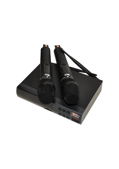 Mito Tm-9902ee Çift El Uhf 2x100 Full Digital Telsiz Mikrofon