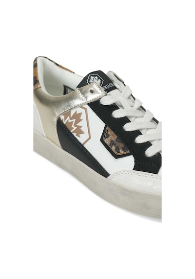 Lumberjack Wendy Beyaz Kadın Sneaker 000000000102694286 Beyaz-altın-leopar