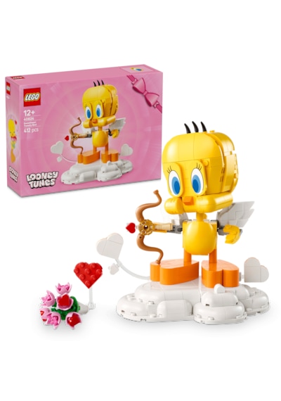 LEGO Looney Tunes Sevgili Kuş Tweety 40824 - 12 Yaş ve Üzeri için Sergileme Modeli Yapım Seti (412 Parça)