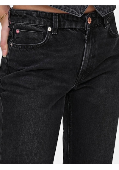Only Onljacı Mw Straıght Bl Dnm Cro Kadın Siyah Jean - 15301779
