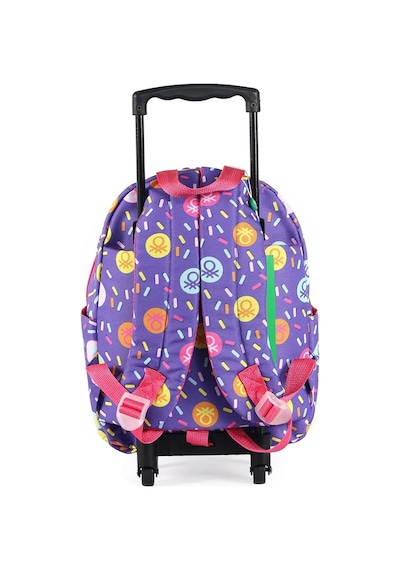 Unıted Colors Of Benetton Kız Çocuk Anaokul Tekerlekli Sırt Çantas 03678 Mor