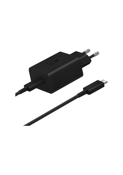 Samsung Uyumlu Ep-t4510x Type-c Süper Hızlı Şarj Cihazı 45w Siyah Türkiye Garantili