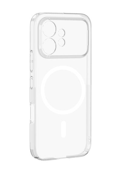 Honor 600 Kılıf M-safe Şarj Özellikli Ultra İnce Sert Pc Uyumlu Açık London Kapak Şeffaf