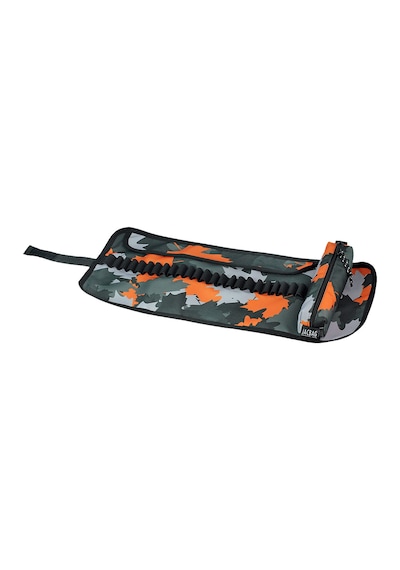 Jacbag Senior -sanatsal Rulo Kalem Çantası Senior-turuncu Camoflora renkli