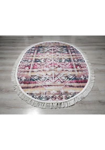 Yamalıhome Angel 1342-02 Renkli Kilim Desen 120X180 Cm Saçaklı Ov