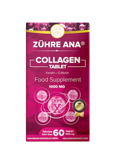 Zühre Ana 5 Tip Hidrolize Kolajen 60 Tablet