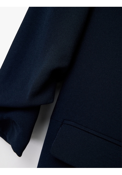 Koton Krep Kumaş Regular Fit Şal Yaka 3/4 Kollu Blazer Ceket Lacivert 6wak50014uw Lacivert Koton Krep Kumaş Regular Fit Şal Yaka 3/4 Kollu Blazer Ceket Lacivert 6wak50014uw Lacivert