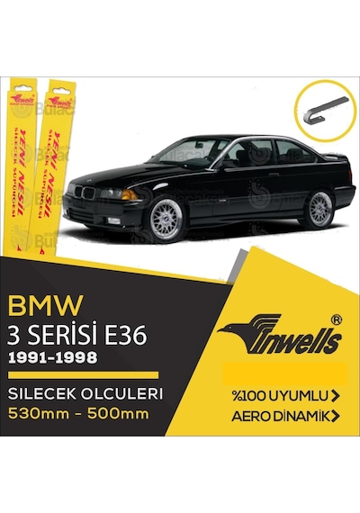Bmw 3 E36 Muz Silecek Takımı 1991-1998 İnwells