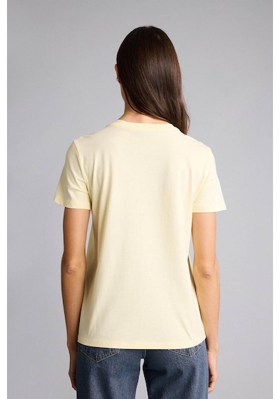 Defacto Baskılı Sarı Kadın T-shirt H2138ax/yl149