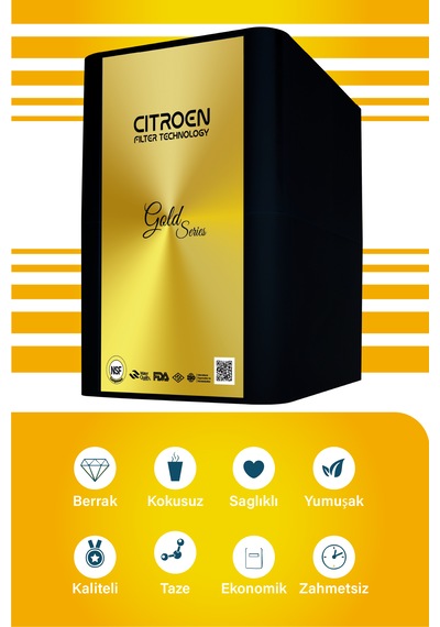 Gold Pompasız Su Arıtma Cihazı 6 Aşamalı Alkali Filtreli