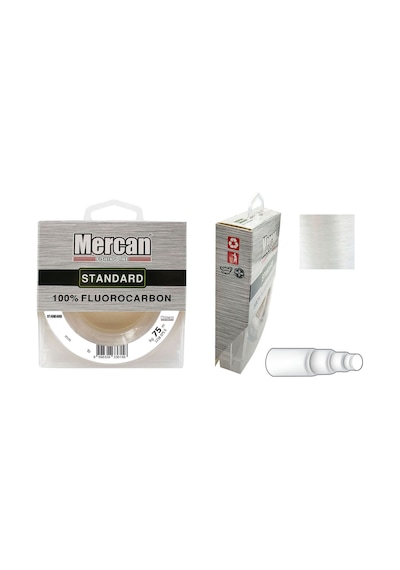 Mercan %100 Fluorocarbon Standart 75 M Makara Misina