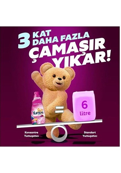 Yumoş Extra Orkide Yasemin Konsatre Yumuşatıcı 1440 Ml 3'lü Set