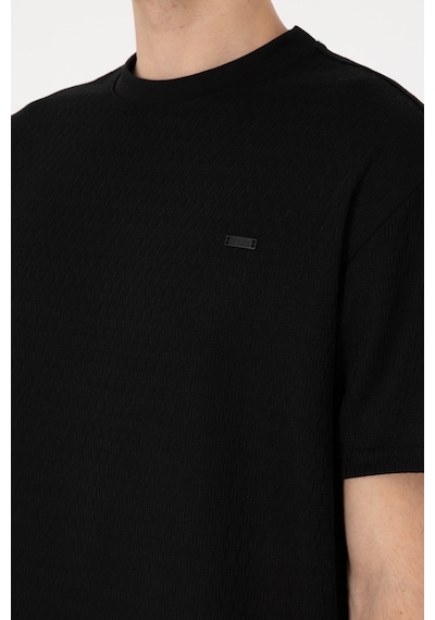 U.S. Polo Assn. Erkek Comfort Fit Bisiklet Yaka Siyah Tişört 50308814-VR046 U.S. Polo Assn. Erkek Comfort Fit Bisiklet Yaka Siyah Tişört 50308814-VR046