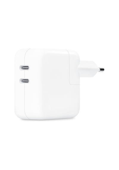 Çift Usb-c Bağlantı Noktası İle Güç Adaptörü, Beyaz