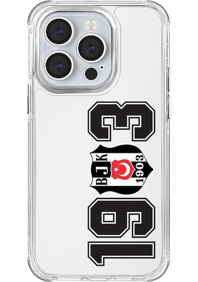 Apple Apple iPhone 14 Pro Uyumlu Beşiktaş 1903 Şeffaf Lisanslı Telefon Kılıfı