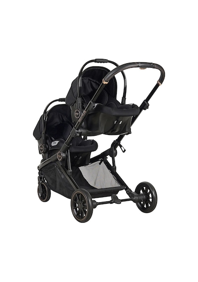 Prego İbiza Plus Travel Sistem İkiz Bebek Arabası 2223 Siyah
