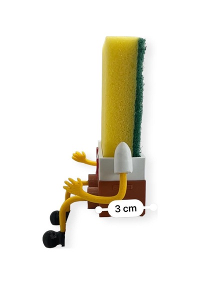 Markamakina Süngerlik ve Sünger Tutacağı Sponge Bob Çok renkli