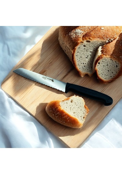 Dişli Ekmek Bıçağı 19 Cm Siyah