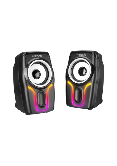 Mikado Md-s25 2.0 Multimedia 3w 2 Siyah 6 Renk Modu İle Usb Rgb
