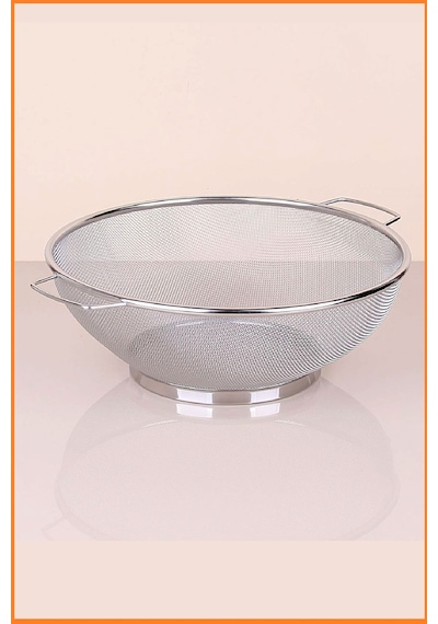 Paslanmaz Çelik Süzgeç, Kulplu Süzgeç 26 Cm