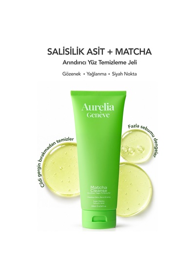 Matcha Cleanse Glowgreen Vegan Purifying Arındırıcı Vegan Yüz Temizleme Jeli 200 ML