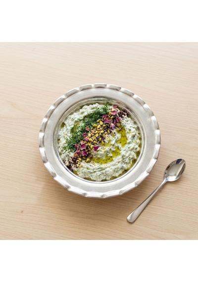 Shark Anatolia Premium Kalın Bakır Derin Meze, Kahvaltı Ve Çerez Sunum Tabağı 15 Cm Beyaz, Çirtik Kenarlı Osmanlı Stil Şef Sunum Serisi Renkli