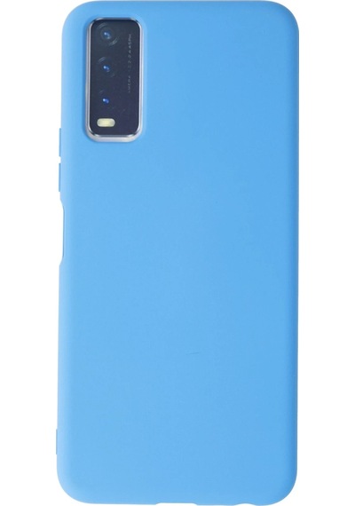 Uryport Vivo Y11s Kılıf Nano İçi Kadife Silikon - Mavi