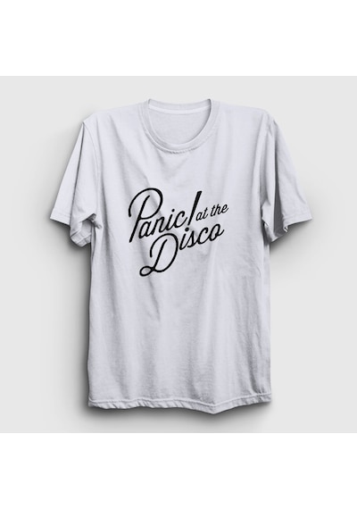 Presmono Unisex Rare To Die Panic At The Disco T-shirt Beyaz