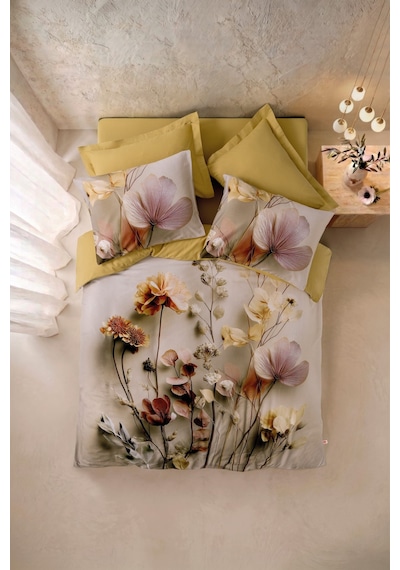 Cotton Box 3d Flower %100 Pamuk Saten - Eloni Gold