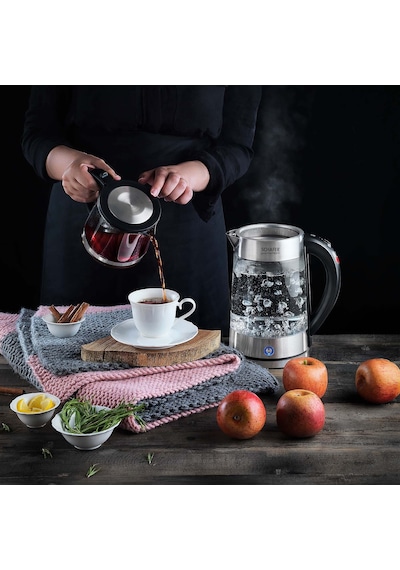 Schafer Gourmemaxx Cam Çay Makinesi Kettle 4 Parça
