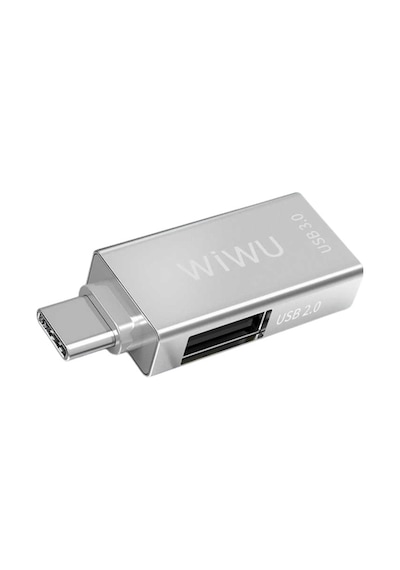 Winex Wiwu T02 USB Type-C Hub Çevirici ve Çoklayıcı Hub Gri