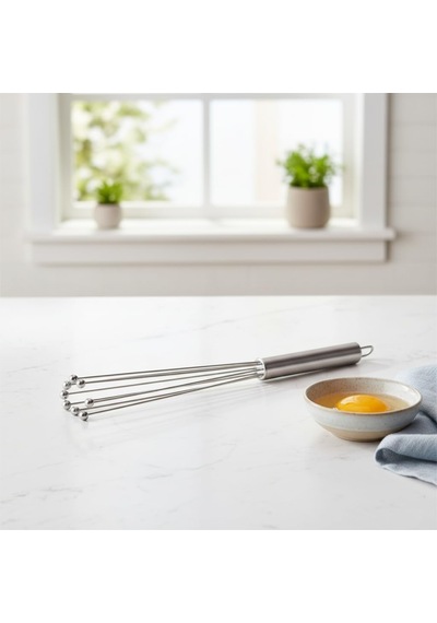 Paslanmaz Çelik Top Uçlu Çubuk Çırpıcı 31 Cm Profesyonel Ball Whisk Hızlı Ve Kolay Karıştırma Yumurta, Sos Ve Hamurlar İçin İdeal