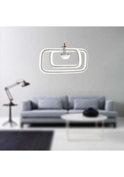 Tt321-by Tt Aydınlatma Nazar Modeli Mat Beyaz 3 Renk Modüllü Ledl Beyaz