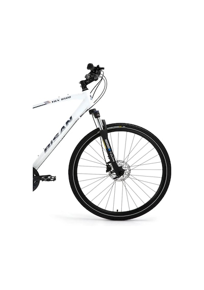 Bisan Trx 8500 700c 50cm Şehir Bisikleti Mat Beyaz Lacivert Beyaz