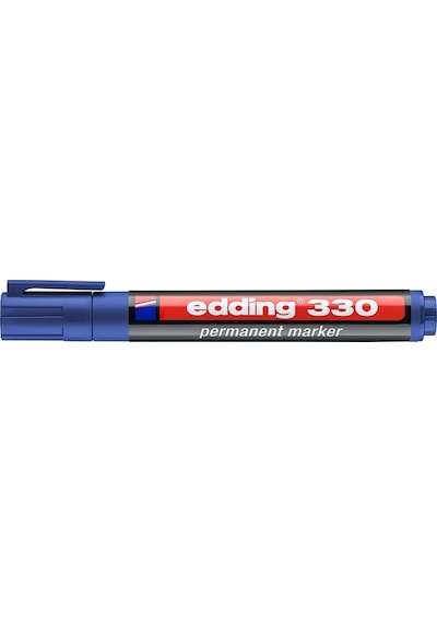 Markör Permanent Kesik Uçlu 1-5 Mm Mavi 330 Mavi