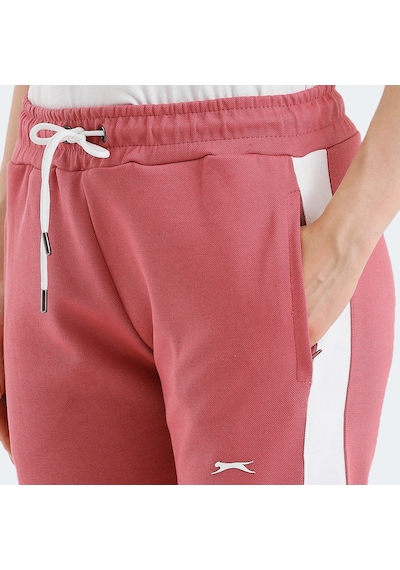 Slazenger VEVA Kadın Cepli Gül Eşofman Altı