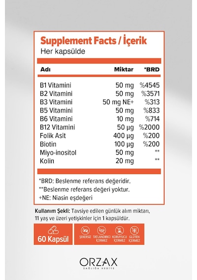 Ocean B Complex 60 Kapsül