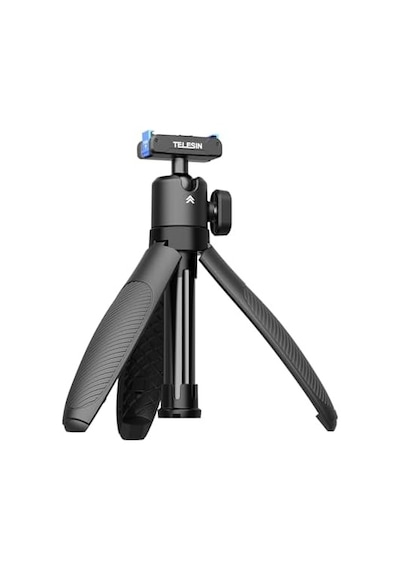 Telesın Osmo Action Manyetik Selfie Çubuğu & Tripod Osmo Action 3/4/5 Pro/osmo 360 Uyumlu Hızlı Çıkarılabilir Mini Tripod & Selfie Stick 50 x 22