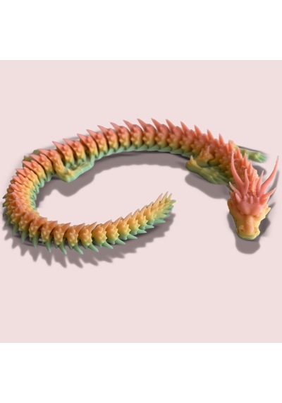 Eklemli Ve Hareketli Rainbow Ejderha